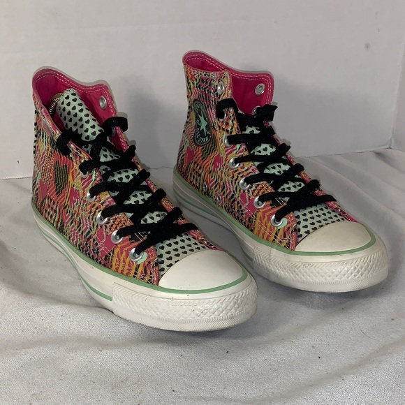 Converse Shoes - Converse Women’s All-Star Chuck Taylor Pink Textile High-Top Sneaker